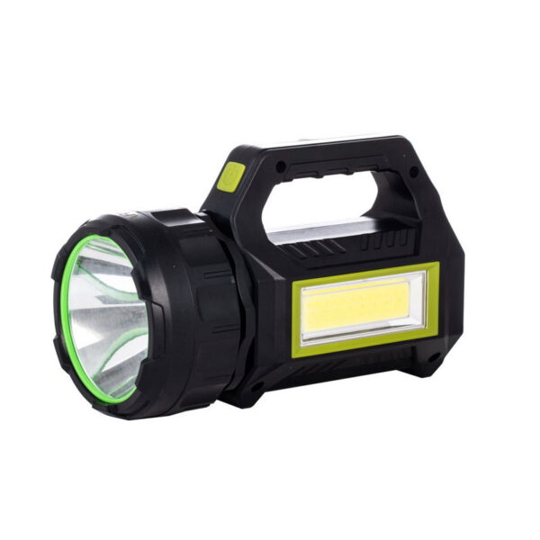 FAROL + ILUMINADOR CON LUZ ROJA, RECARGABLE SOLAR Y USB